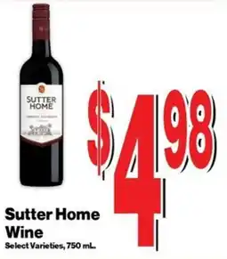 Super Saver Sutter Home Wine offer