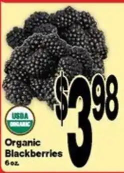 Super Saver Organic Blackberries offer