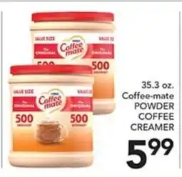 Pete's Fresh Market Coffee-mate powder coffee creamer offer