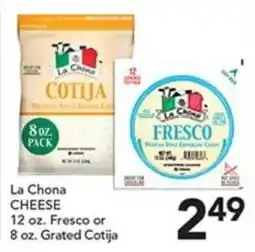 Pete's Fresh Market La Chona cheese offer