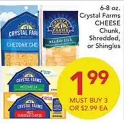 Pete's Fresh Market Crystal Farms Cheese offer
