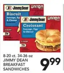 Pete's Fresh Market Jimmy Dean breakfast sandwiches offer