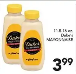 Pete's Fresh Market Duke's mayonnaise offer