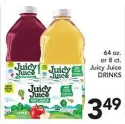 Pete's Fresh Market Juicy Juice drinks offer
