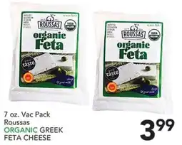 Pete's Fresh Market Roussas organic feta offer