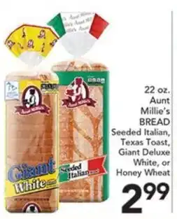 Pete's Fresh Market Aunt Millie's bread offer
