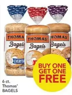 Pete's Fresh Market Thomas bagels offer