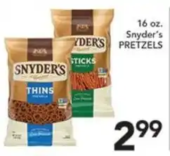 Pete's Fresh Market Snyder's pretzels offer