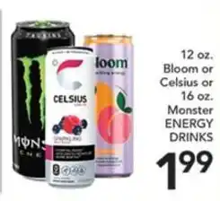 Pete's Fresh Market Bloom or Celsius Energy Drinks offer
