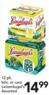 Pete's Fresh Market Leinenkugel's Assorted offer