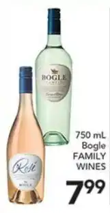 Pete's Fresh Market Bogle Family Wines offer