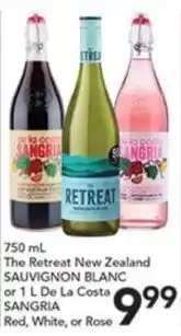 Pete's Fresh Market The Retreat New Zealand Sauvignon Blanc offer