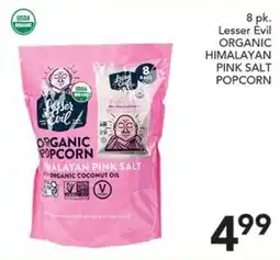 Pete's Fresh Market Lesser Evil organic popcorn offer