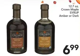 Pete's Fresh Market Crown maple syrup offer