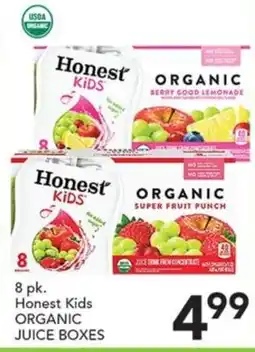 Pete's Fresh Market Honest Kids ORGANIC Juice Boxes offer