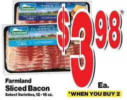 Super Saver Farmland Sliced Bacon offer