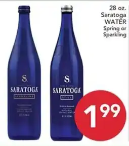 Pete's Fresh Market Saratoga water offer