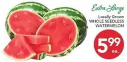 Pete's Fresh Market Locally Grown Whole Seedless Watermelon offer