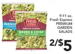 Pete's Fresh Market Fresh Express premium garden salads offer