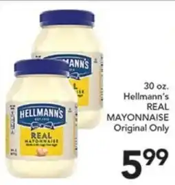 Pete's Fresh Market Hellmann's real mayonnaise offer