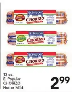 Pete's Fresh Market El Popular chorizo offer
