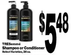 Super Saver Tresemme shampoo or conditioner offer