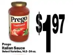 Super Saver Prego Italian Sauce offer