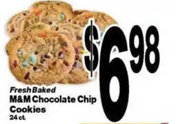 Super Saver Fresh Baked M&M Chocolate Chip Cookies offer