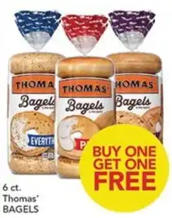 Pete's Fresh Market Thomas Bagels offer