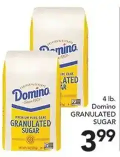 Pete's Fresh Market Domino granulated sugar offer