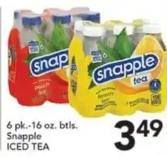 Pete's Fresh Market Snapple Iced Tea offer