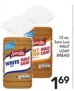 Pete's Fresh Market Sara Lee white half loaf bread offer
