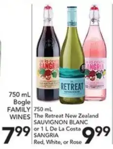 Pete's Fresh Market Bogle Family Wines offer