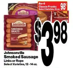 Super Saver Johnsonville Smoked Sausage offer