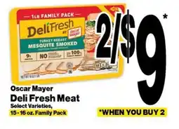 Super Saver Oscar Mayer Deli Fresh Meat offer