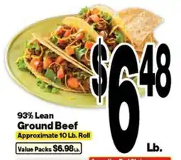Super Saver 93% Lean Ground Beef offer
