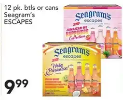 Pete's Fresh Market Seagram's escapes offer
