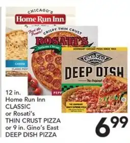 Pete's Fresh Market Home Run Inn Classic or Rosati's Thin Crust Pizza or 9 in. Gino's East Deep Dish Pizza offer
