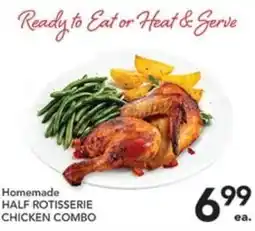Pete's Fresh Market Homemade half rotisserie chicken combo offer