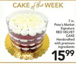 Pete's Fresh Market Pete's Market Signature Red Velvet Cake offer