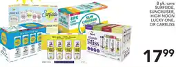 Pete's Fresh Market 8 pk. cans surfside, sun cruiser, high noon, lucky one, or carbliss offer