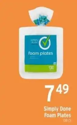 Brookshire's Simply Done Foam Plates offer