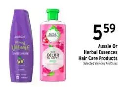 Brookshire's Aussie Or Herbal Essences Hair Care Products offer