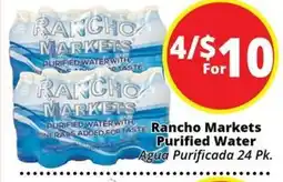 Rancho Markets Rancho Markets Purified Water offer