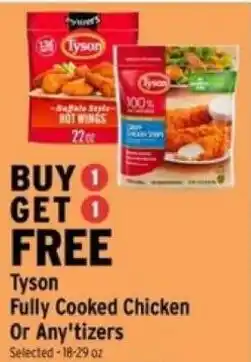 Brookshire's Tyson Fully Cooked Chicken Or Any'tizers offer