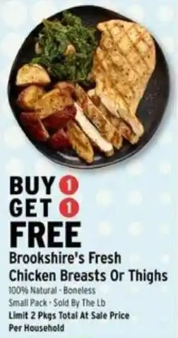 Brookshire's Brookshire's Fresh Chicken Breasts Or Thighs offer