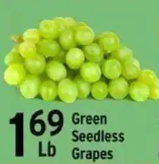 Brookshire's Green Seedless Grapes offer