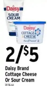 Brookshire's Daisy Brand Cottage Cheese Or Sour Cream offer