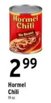 Brookshire's Hormel chili offer