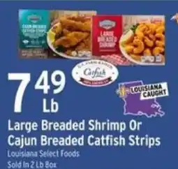 Brookshire's Cajun Breaded Catfish Strips offer